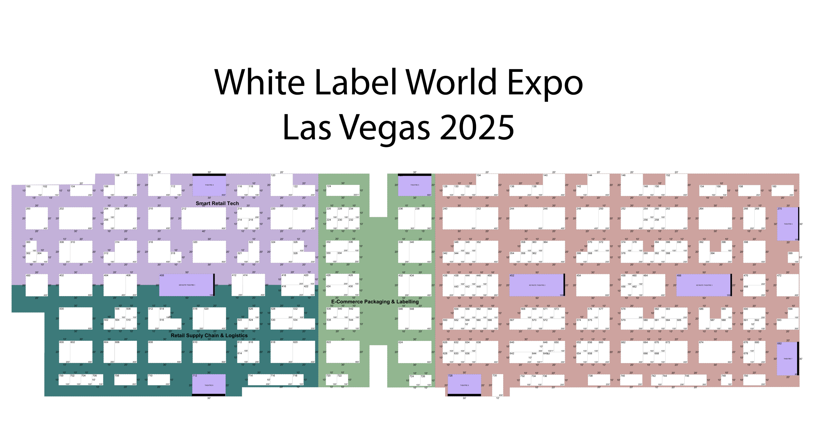 Ecommerce Packaging and Labelling Expo Las Vegas Floorplan